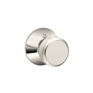 SCHLAGE Bowery Single Dummy Knob with Plymouth Trim