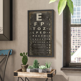 WILLISTON FORGE " Eye Chart " by The Artwork Factory