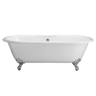 CAHABA CLASSICS 67'' x 31'' Freestanding Soaking Cast Iron Bathtub