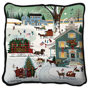 PURE COUNTRY WEAVERS Cotton Reversible Pillow Cover