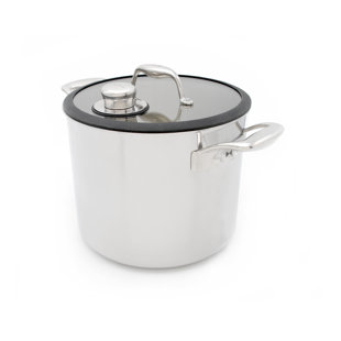 Tuxton Home Chef Series 9.8-qt. Specialty Stockpot with Sous Vide Compatible Lid