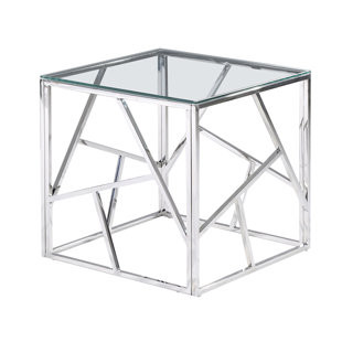 ORREN ELLIS Mcquiston Glass Top End Table