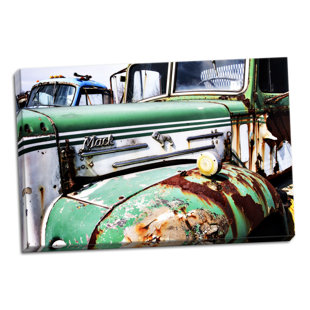 WILLISTON FORGE Rusty Old Truck V On Canvas by Alan Hausenflock Print