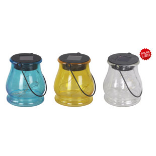 HOKKU DESIGNS Abstract Glass Garden Statue (Set of 3)