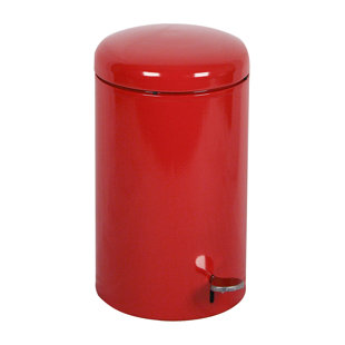 WITT Steel Step On Trash Can - 7 Gallons