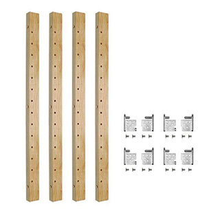 REBRILLIANT Burkeville Wood Pull Out Pantry