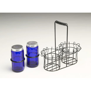 AA Importing Glass 3-Piece Salt and Pepper Set
