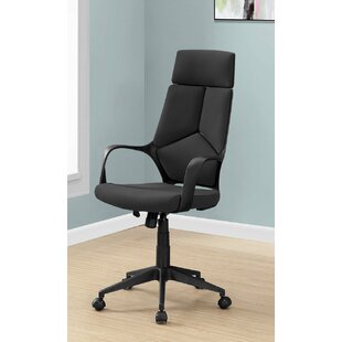 SYMPLE STUFF Kraker Office Chair, Adjustable Height, Swivel, Ergonomic, Armrests, Computer Desk, Work, Metal