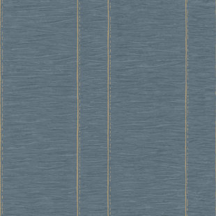 GALERIE WALLCOVERINGS Palazzo Pleated Stripe Wallpaper Roll