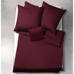 FLEURESSE Streifsatin Linz 100% cotton 255 TC Duvet Cover Set