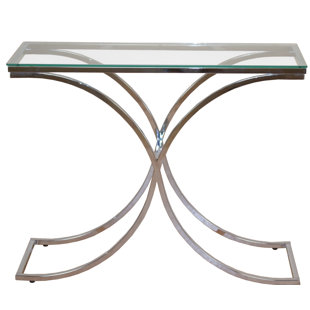 FAIRMONT PARK Crase 100cm Glass Top Console Table