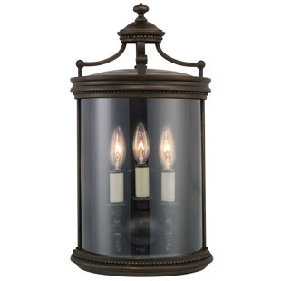 FINE ART HANDCRAFTED LIGHTING Louvre 20" Outdoor Wall Latern
