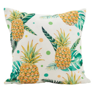 SARO Tahiti Reversible Throw Pillow
