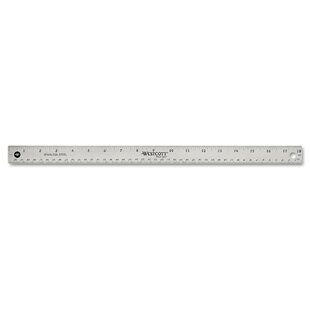 ACME UNITED CORPORATION Westcott Stainless Steel Office Ruler