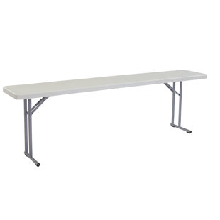 NATIONAL PUBLIC SEATING NPS Heavy Duty Seminar Folding Table, Speckled Grey