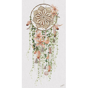 WORLD MENAGERIE Orchid Dreamcatcher by Summer Thornton - Print