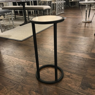 ELLAHOME Vegas Stone Top End Table