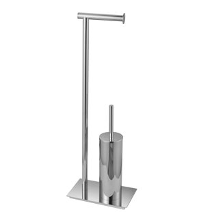 KUBE BATH Aqua Rondo Free Standing Toilet Paper Holder