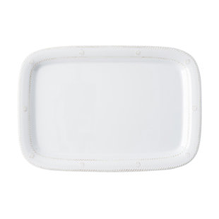 JULISKA Berry & Thread Melamine 16" Tray - Whitewash
