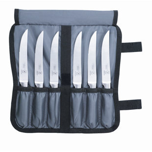 Mercer Cutlery Genesis 7 Piece Stainless Steel Steak Knife Set