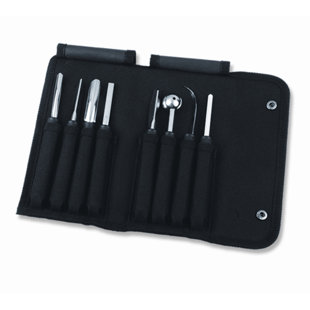 Mercer Cutlery Innovations For Chefs 9 Piece Stainless Steel Carving Set