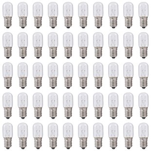 BULBRITE INDUSTRIES 10 Watt T5.5 E14/European Dimmable 2700K Incandescent Bulb (Set of 50)