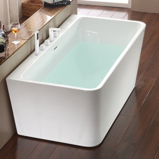 JADE BATH Vermont 59" x 30" Freestanding Soaking Bathtub