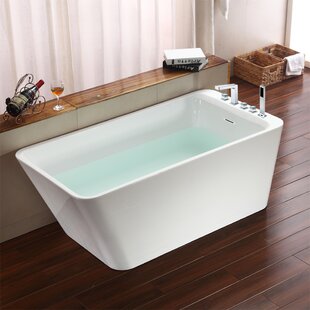 JADE BATH Missouri 67" x 30" Freestanding Soaking Bathtub