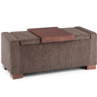 SIMPLI HOME Bretton Lift Top Storage Ottoman