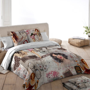 DREAM & FUN® HOME DÉCOR Glam Cotton Duvet Cover Set