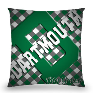 DREAM & FUN® HOME DÉCOR Plaid Cotton Reversible Throw Pillow