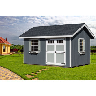 EZ-FIT SHEDS Heritage 14 ft. W x 10 ft. D Wooden Horizontal Storage Shed