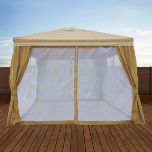 IMPACT SHELTER 10 Ft. W x 10 Ft. D Steel Patio Gazebo