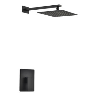 KUBE BATH Aqua Piazza Complete Shower System with Rough in-Valve