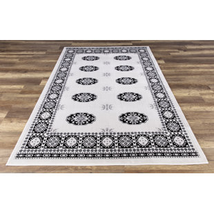 MILLWOOD PINES Veliz Performance Gray/Black Rug