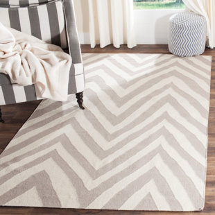 MACK + MILO Chevron Wool Hand Woven Area Rug