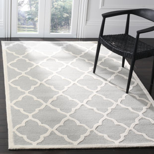 CANORA GREY Roan Hand-Tufted Light Grey/Ivory Area Rug
