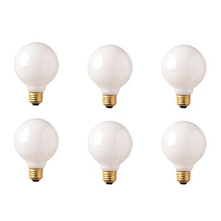 BULBRITE INDUSTRIES 25 Watt G30 E26/Medium (Standard) Dimmable 2700K Incandescent Bulb (Set of 12)