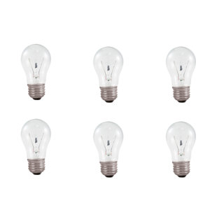 BULBRITE INDUSTRIES A15 Incandescent Dimmable Light Bulb, Warm White 2700K E26/Medium (Standard) Base (Set of 12)