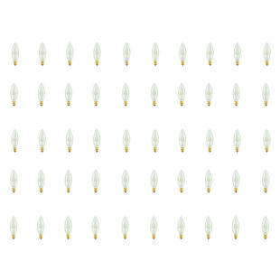 BULBRITE INDUSTRIES 40 Watt B8 E12/Candelabra Dimmable 2700K Incandescent Bulb (Set of 50)