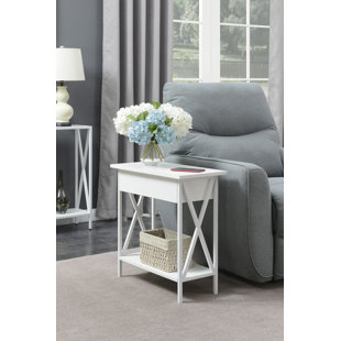 LARK MANOR™ Ariyana End Table with Built-In Outlets and USB Ports
