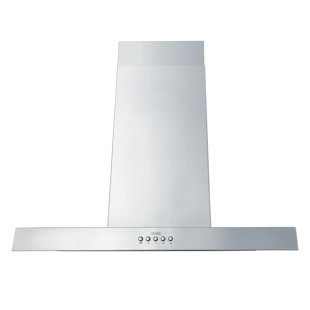Kobe Range Hoods 36" Stainless Steel 680 CFM Ducted (Vented) Island Range Hood with Baffle Filter
