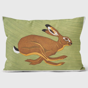 WE LOVE CUSHIONS Hurry Hare - Robert Gillmor Cushion