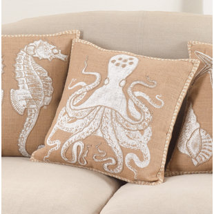 SARO Neptunian Reversible Throw Pillow
