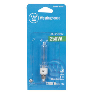 WESTINGHOUSE LIGHTING T4 E11/Mini Candelabra Dimmable 3050K Halogen Bulb