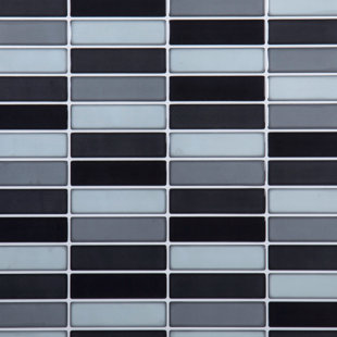 TRUU DESIGN 10'' W x 10'' L PVC Peel and Stick Mosaic Tile