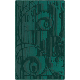 WROUGHT STUDIO™ Salix Performance Teal Rug
