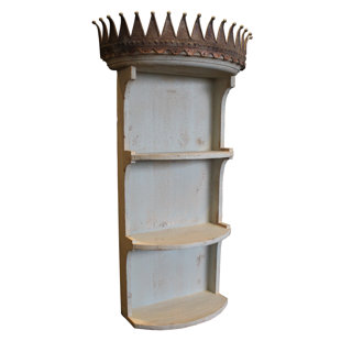 FLEUR DE LIS LIVING Colten 3 Piece Fir Solid Wood Accent Shelf