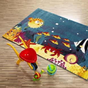 ZOOMIE KIDS Herwig Machine Woven Area Rug
