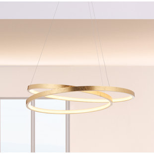 CORRIGAN STUDIO Brendan 1-Light Wagon Wheel LED Chandelier